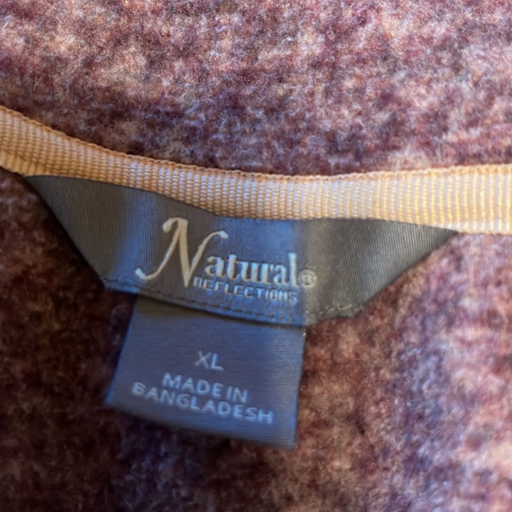 Sweater-Natural Reflections Pullover Collared Swe… - image 4
